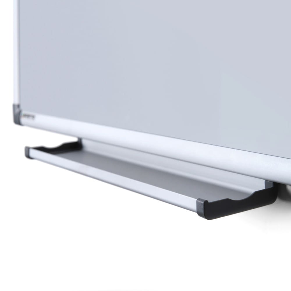 Półka na pisaki i przybory - Magnetyczna tablica suchościeralna SCRITTO® Economy 120 x 90 cm tablica suchościeralna magnetyczna do urzędu szkoły biura do pisania markerem pisakiem flamastrem suchościeralnym