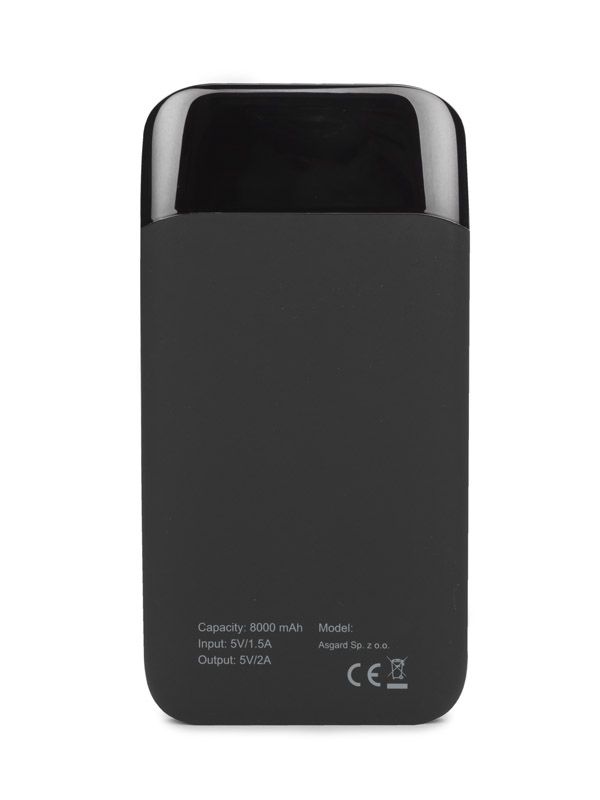 Power bank MING 8000 mAh USB-C niebieski z logo
