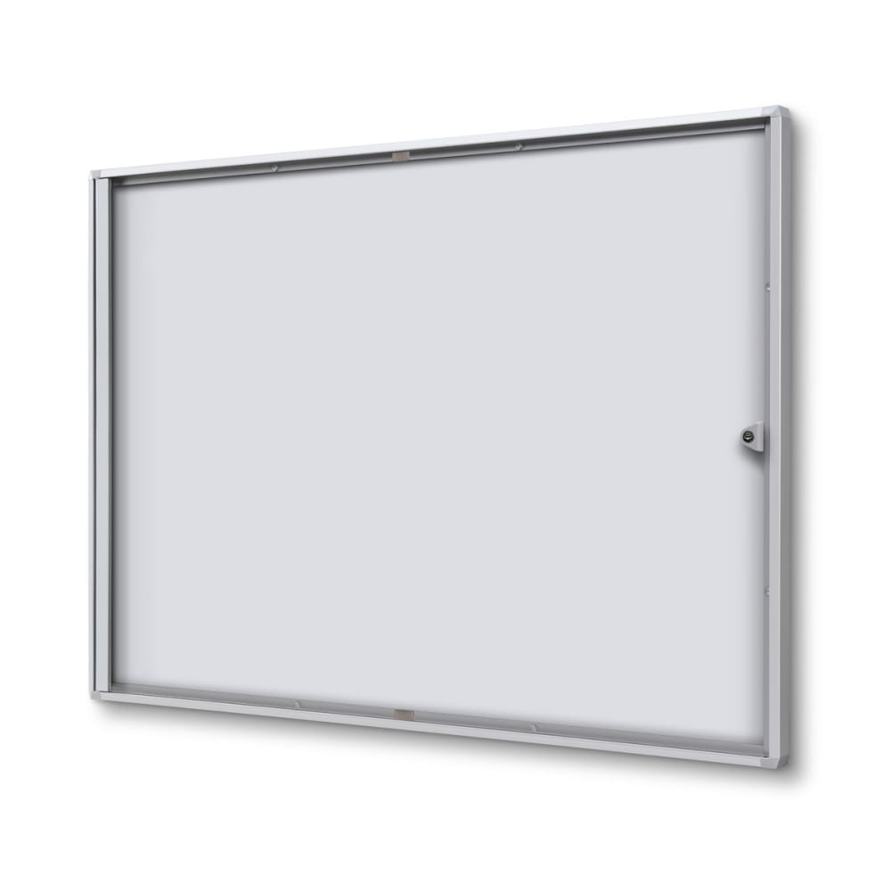 Gablota magnetyczna XS 8xA4 88x61 cm z certyfikatem trudnopalności B1 zamykana na kluczyk do użytku wewnętrznego gablota wewnętrzna gablota ogłoszeniowa tablica ogłoszeń tablica informacyjna ogniotrwała