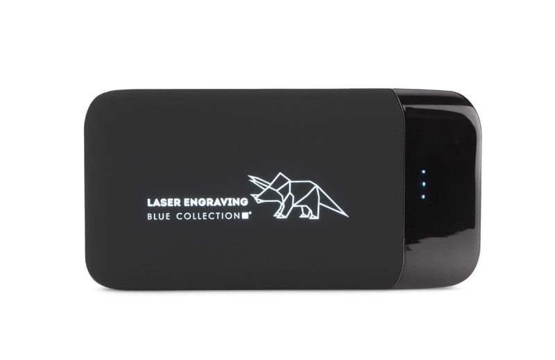Power bank MING 8000 mAh USB-C biały z logo