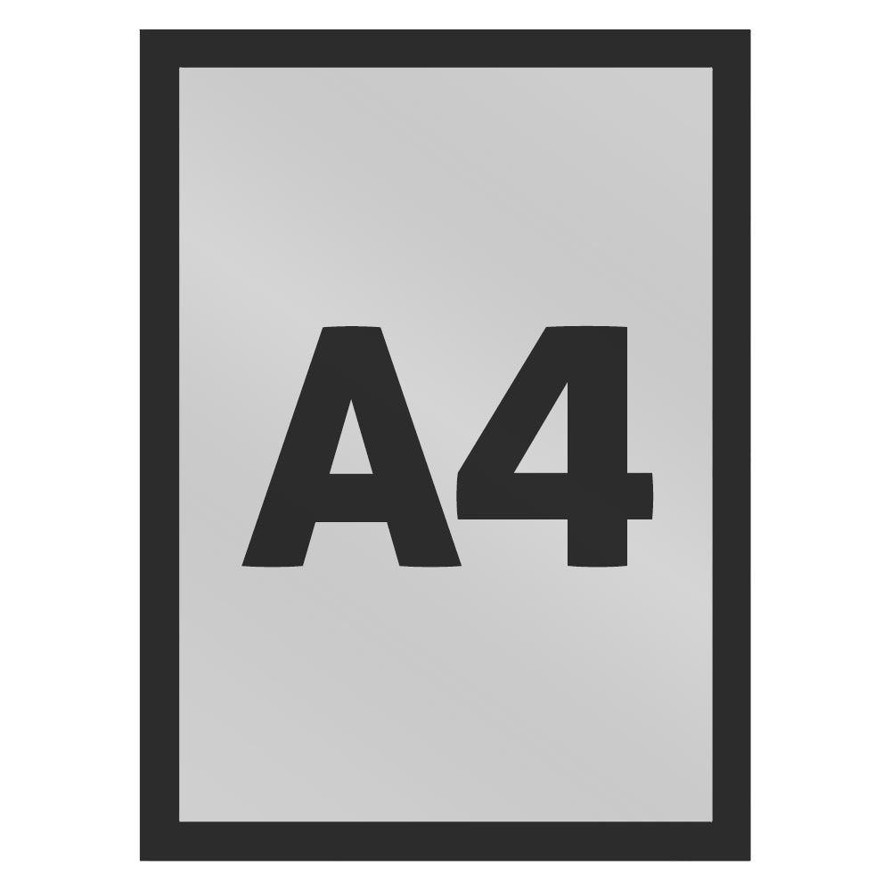 Ramka magnetyczna A4 jednostronna czarna ramka informacyjna magnetyczna ramka informacyjna reklamowa na plakat