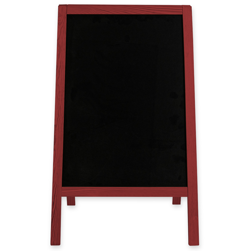 Dwustronny drewniany potykacz kredowy (61 x 118 cm)