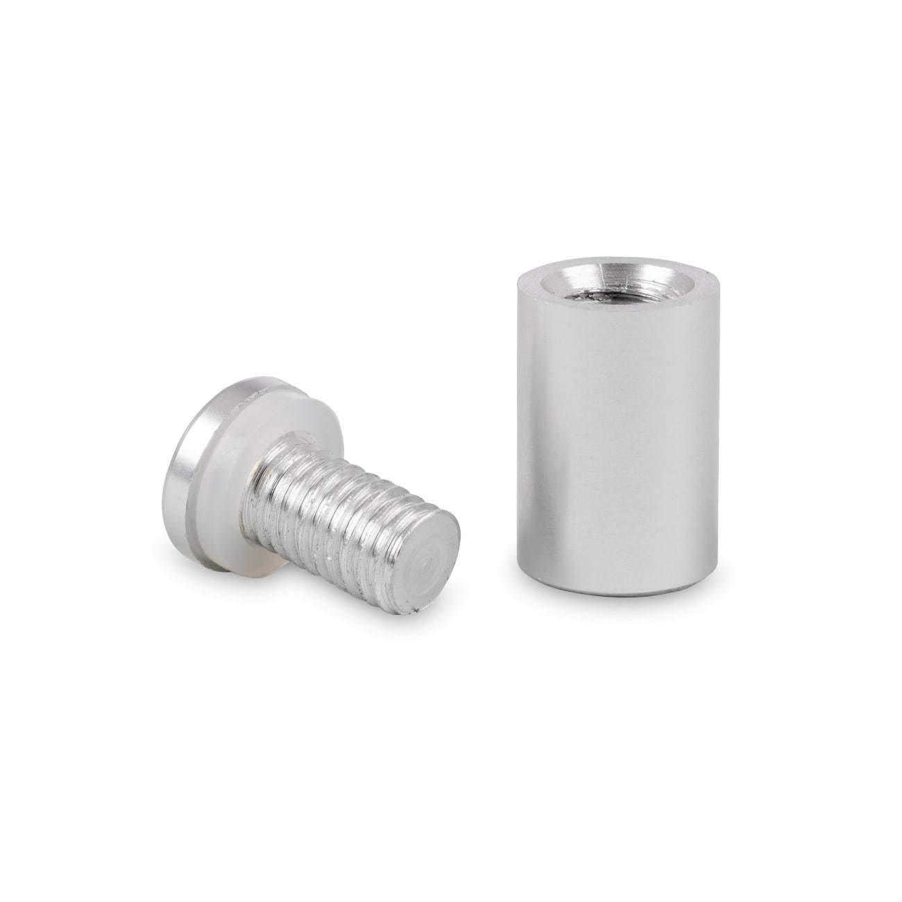 Dystans montażowy 25mm Ø Aluminium Srebrna Satyna 25x19