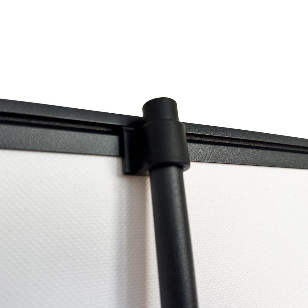 Maszt i listwa górna do Rollup Wasp Black 100 x 200 cm stojak reklamowy rozwijany z opcją wydruku