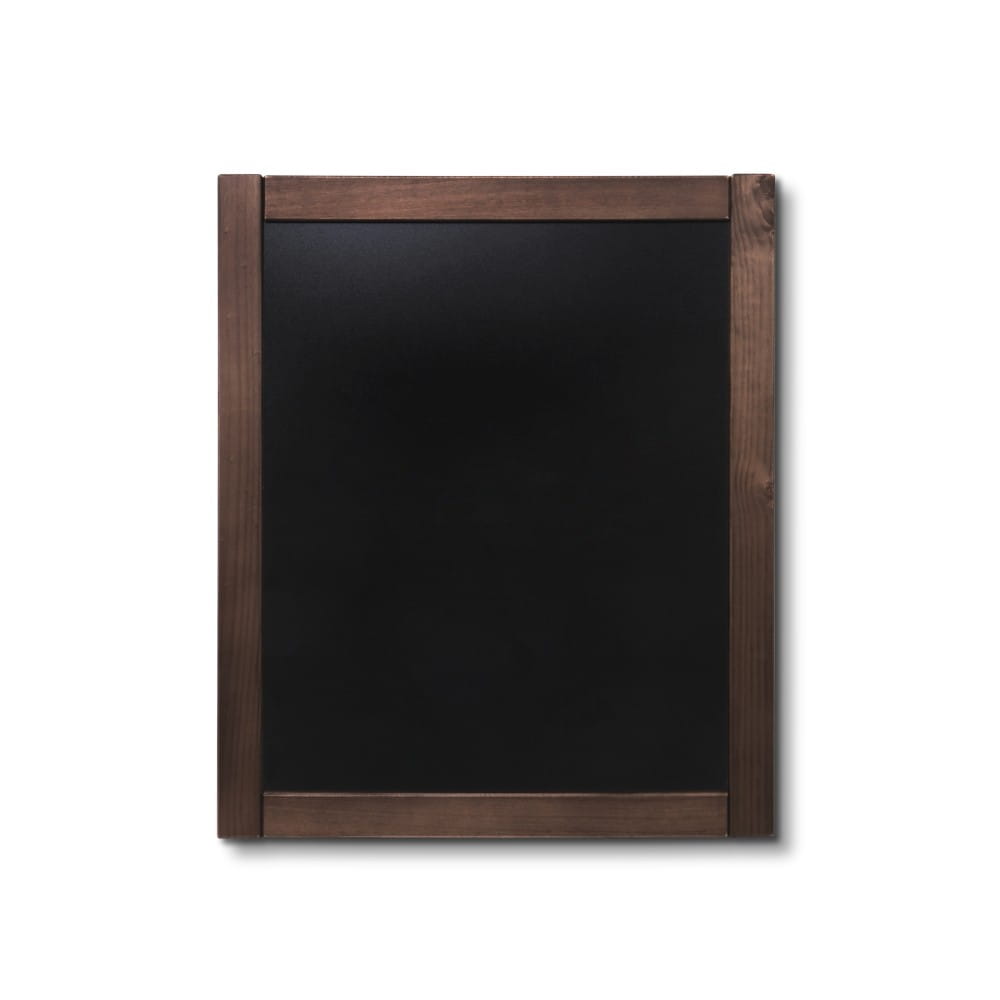 Tablica kredowa NATURA Classic Ciemno brązowa 50 x 60 cm drewniana tabliczka kredowa z czarną powierzchnią do pisania markerami kredowymi