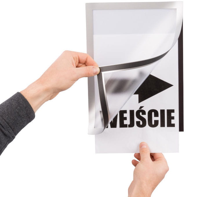 Prosta wymiana treści w Magnetycznej Ramce Informacyjnej
