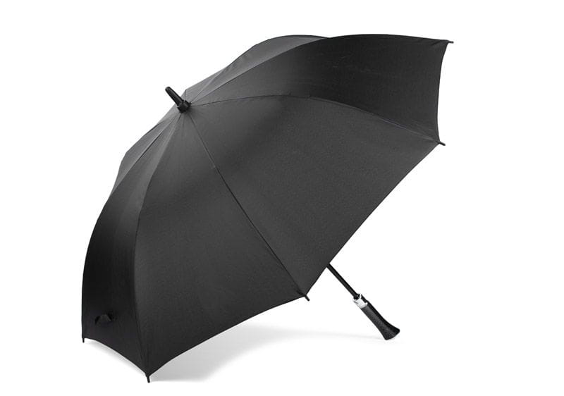 Parasol DIZZES czarny z logo