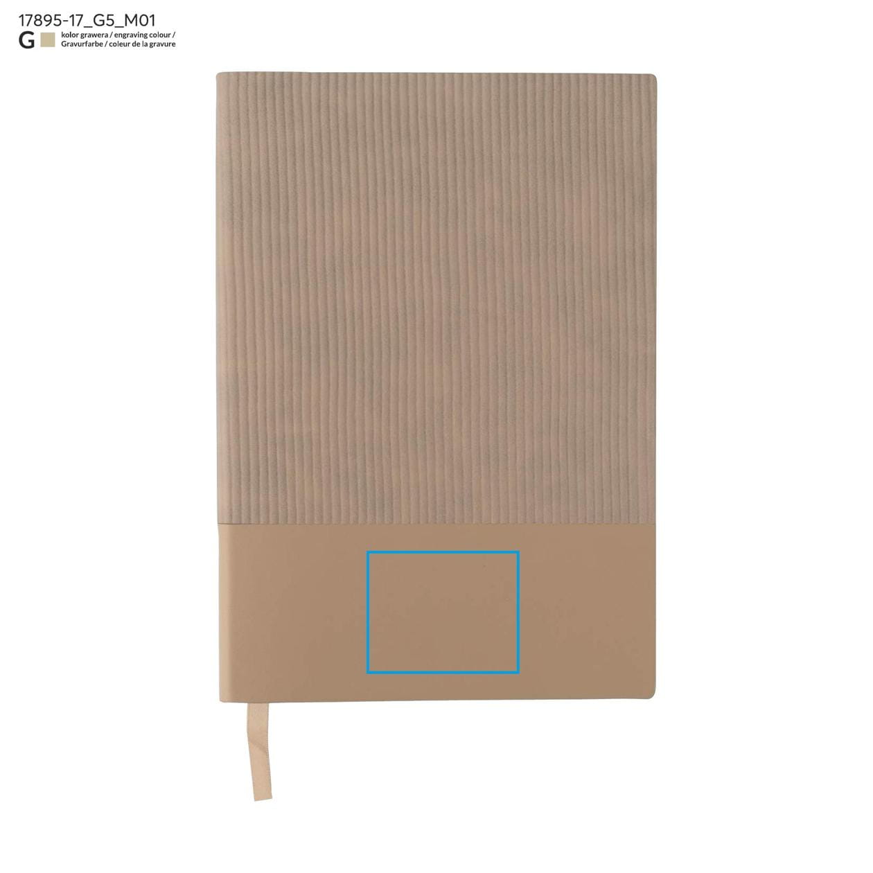 Notes FLAF A5 beżowy (naturalny)